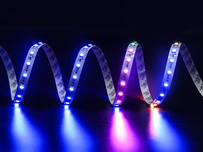 Ruban LED RGBW DMXN-F5050A, 14.4W/m, 269-443 lm par mètre
