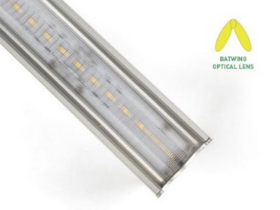 Suspension LED LUZ, Lentille optique Batwing, 2835 LED, 90lm/W
