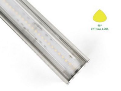 Suspension LED LUZ, Lentille optique 90 °, 2835 LED, 80 lm/W
