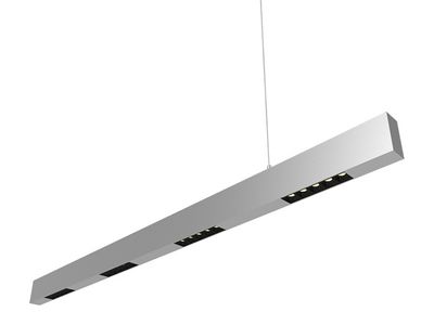 Luminaire linéaire LED monté en surface à persiennes réflecteur 15°/30° / 45° SLIM